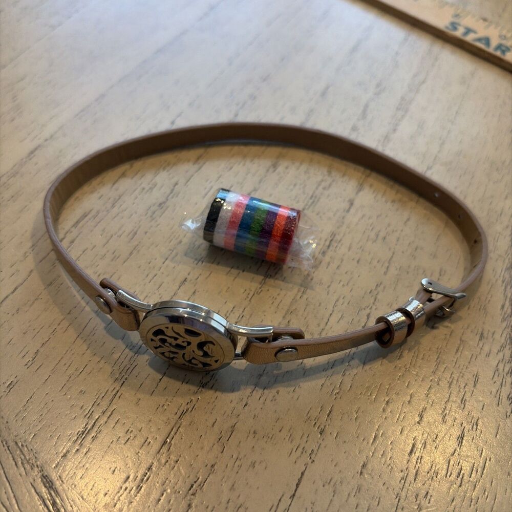 Jack & Rose NIB Essential Oil Diffuser Double Wrap Bracelet 12 To 14.5 Inches